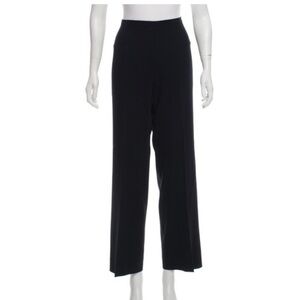 MaxMara Black Wide-Leg Pants